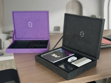 Premium Desk Organizer Box with Lid | Multi-Compartment Storage Solution
